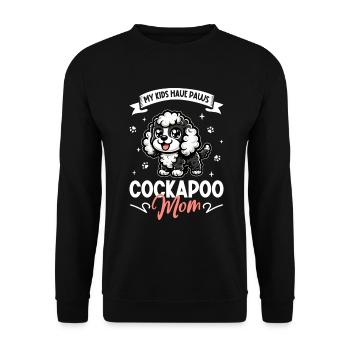 Cockapoo Mama - Unisex Pullover - Schwarz - Vorne - Alina (178cm) & Michal (187cm)