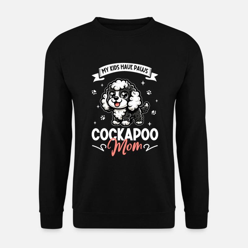Maman Cockapoo - Sweat-shirt Unisexe - noir