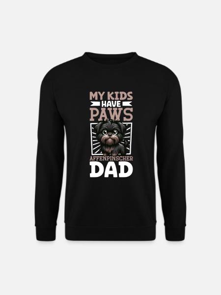 Affenpinscher Papa - Unisex Sweatshirt - black