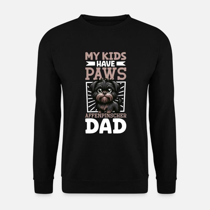 Affenpinscher Papa - Unisex Sweatshirt - black