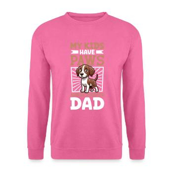 Braque de l'Ariège Papa - Unisex Pullover - Pink - Vorne