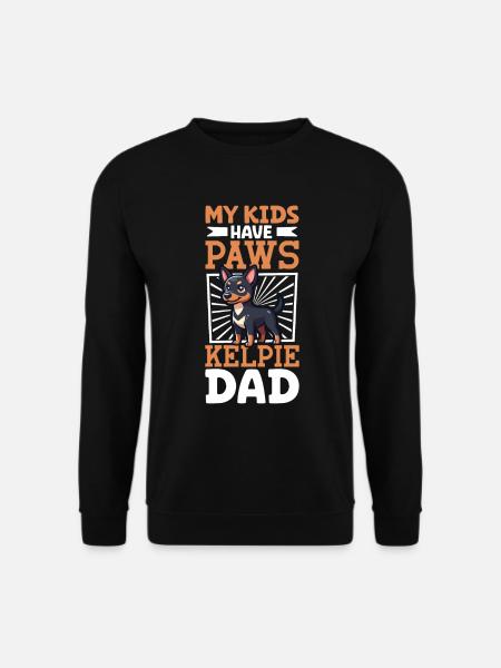 Australian Kelpie Dad - Unisex Sweatshirt - black