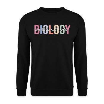 Cell Biology Cell Biology Biologist Science - Unisex Sweatshirt - black - Front - Alina (178cm) & Michal (187cm)