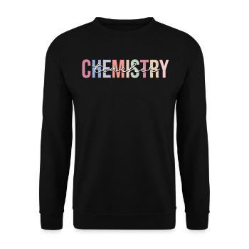 Professeur de chimie Chimiste - Sweat-shirt Unisexe - noir - Devant - Alina (178cm) & Michal (187cm)