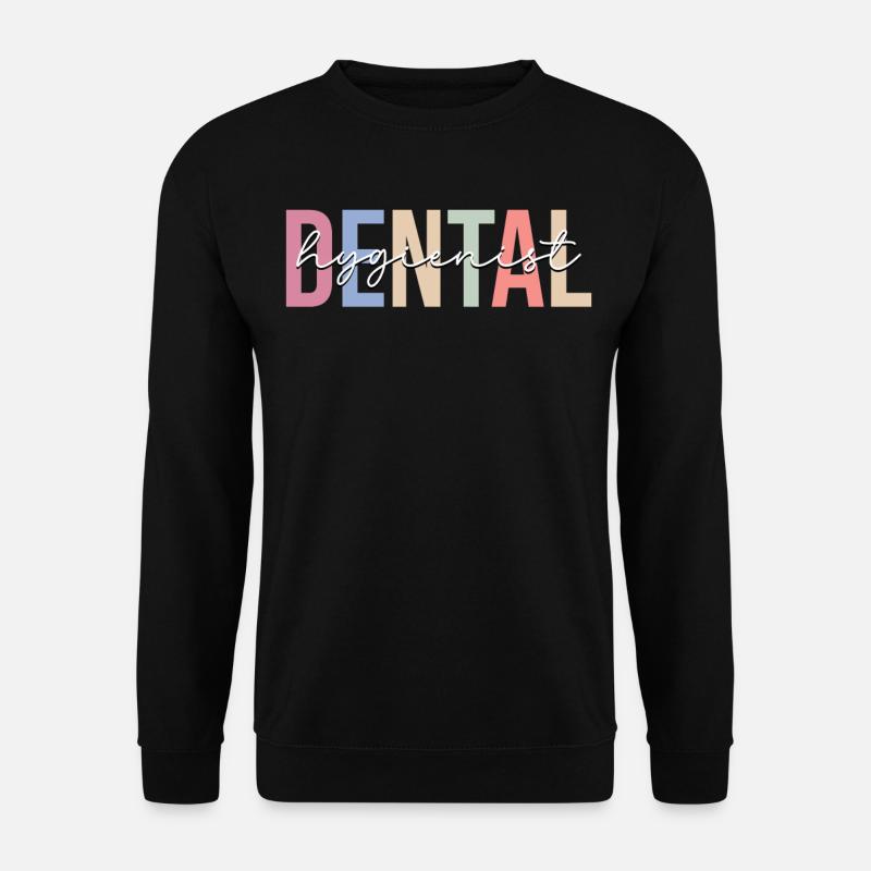 Hygiéniste dentaire Assistante dentaire - Sweat-shirt Unisexe - noir