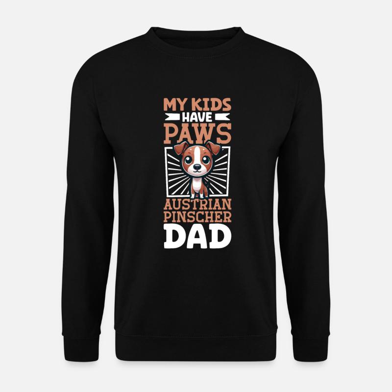 Austrian Pinscher Dad - Unisex Sweatshirt - black