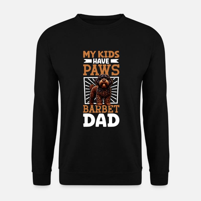 Chien d’eau français papa - Sweat-shirt Unisexe - noir