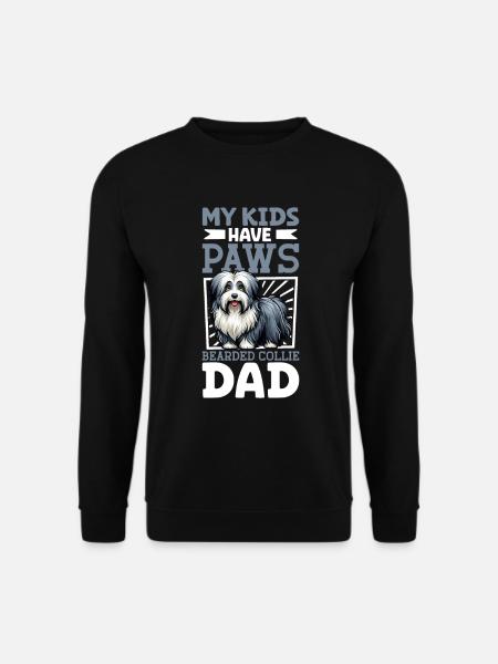 Bearded Collie Dad - Unisex Sweatshirt - black