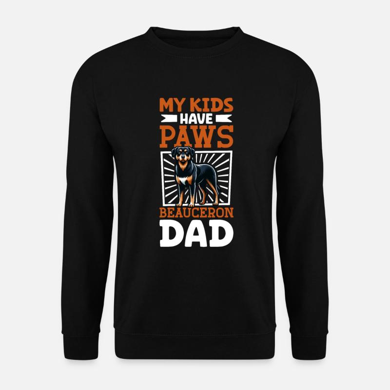 Beauceron Papa - Unisex Pullover - Schwarz