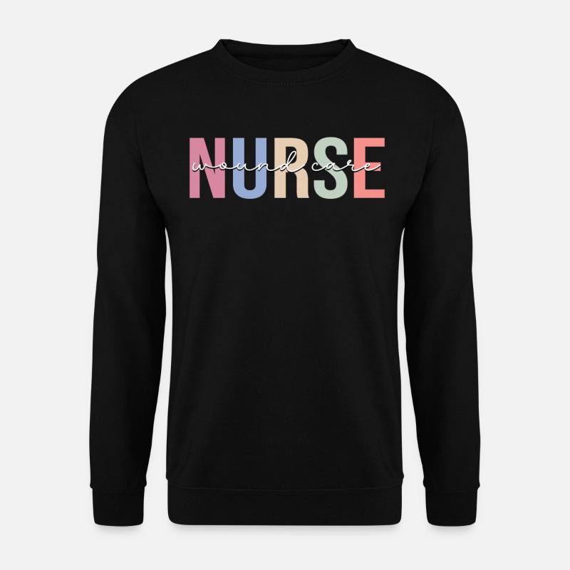 Wundpflege Krankenschwester - Unisex Pullover - Schwarz