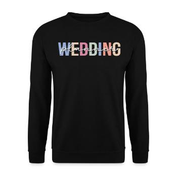 Wedding Planner Coordinateur de mariage Ververanstaltung - Sweat-shirt Unisexe - noir - Devant - Alina (178cm) & Michal (187cm)