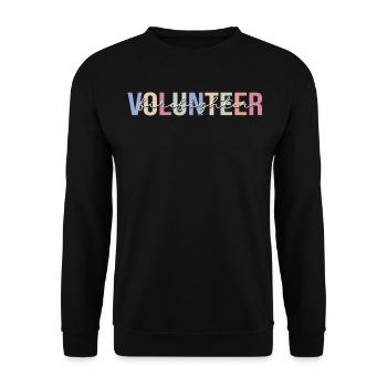 Pompiers volontaires Pompiers - Sweat-shirt Unisexe - noir - Devant - Alina (178cm) & Michal (187cm)