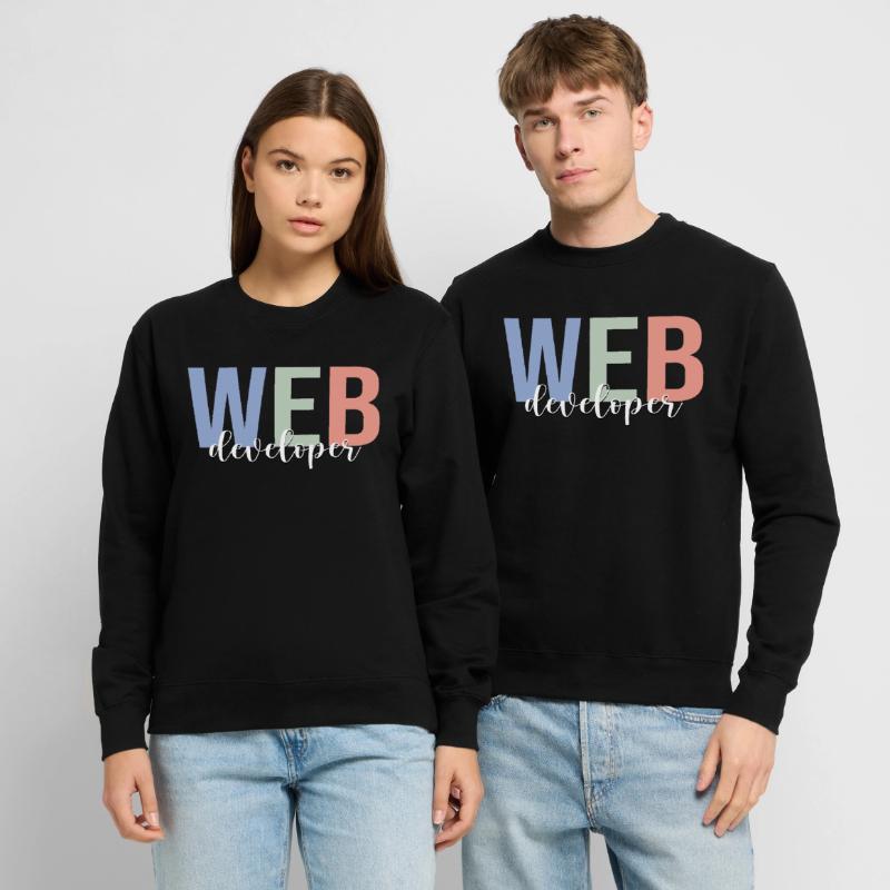 Web Developer Coding Programmer Programming Unisex Sweatshirt