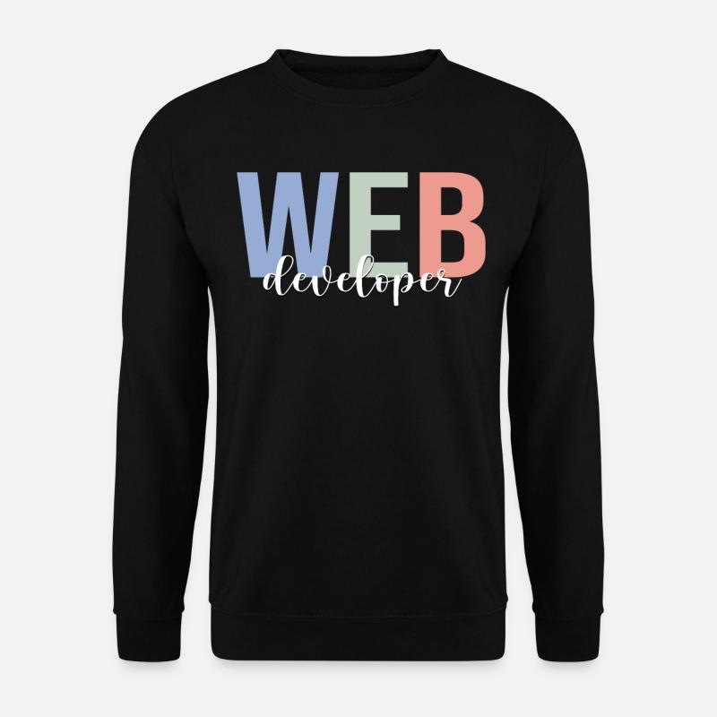 Webentwickler Kodierung Programmierer Programmieru - Unisex Pullover - Schwarz