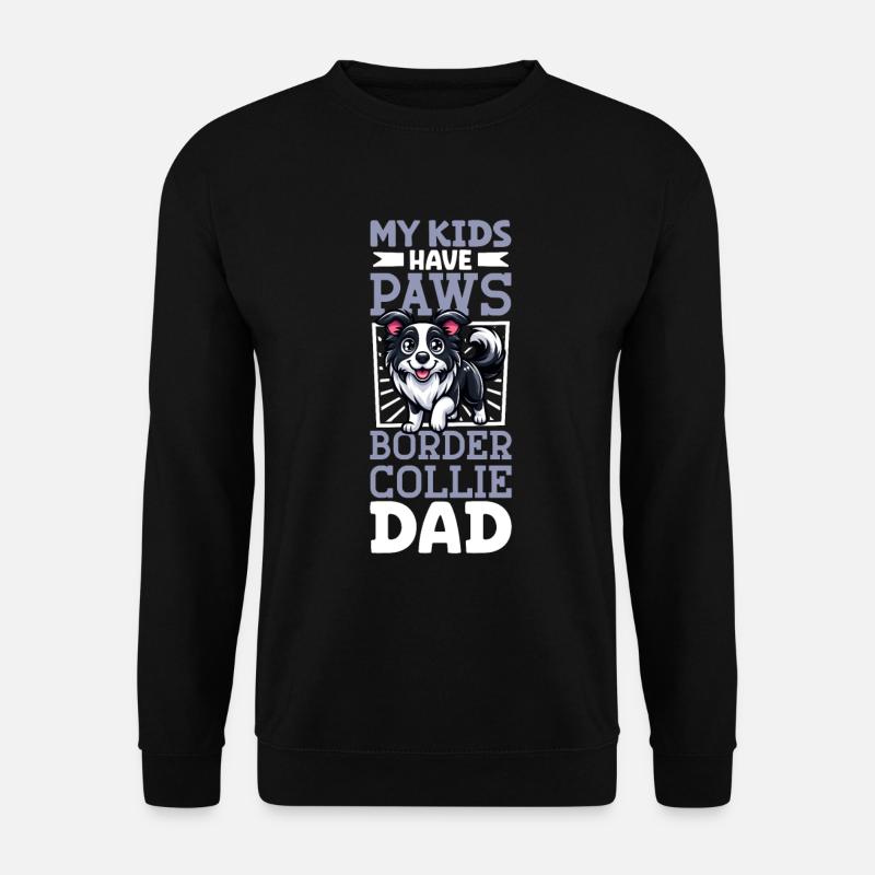 Border Collie Dad - Unisex Sweatshirt - black