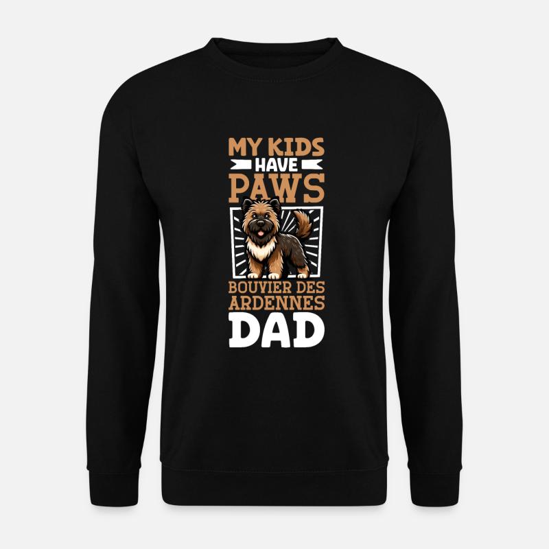 Bouvier des Ardennes Papa - Unisex Sweatshirt - black