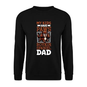 Papa épagneul Boykin - Sweat-shirt Unisexe - noir - Devant - Alina (178cm) & Michal (187cm)