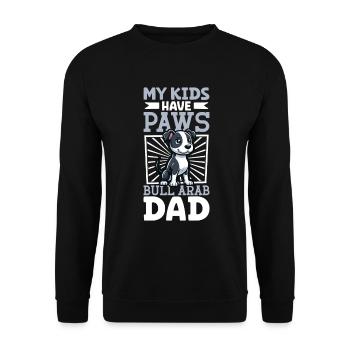 Taureau Arabe Papa - Sweat-shirt Unisexe - noir - Devant - Alina (178cm) & Michal (187cm)