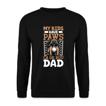 Ca de Bou Papa - Unisex Pullover - Schwarz - Vorne - Alina (178cm) & Michal (187cm)