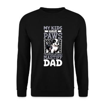 Transmontano Papa - Unisex Pullover - Schwarz - Vorne - Alina (178cm) & Michal (187cm)