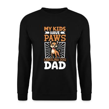 Carolina Dog Dad - Unisex Sweatshirt - black - Front - Alina (178cm) & Michal (187cm)