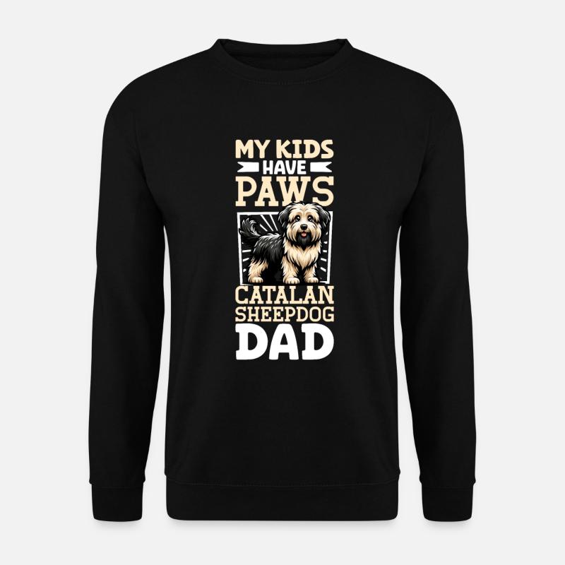 Gos d'Atura Català Papa - Unisex Sweatshirt - black