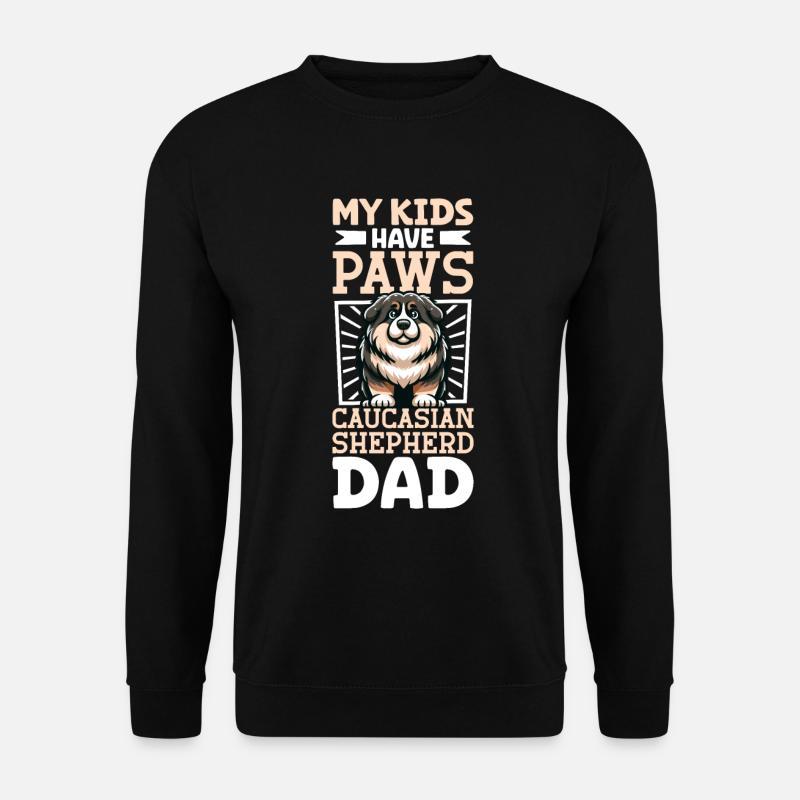 Caucasian Ovcharka Dad - Unisex Sweatshirt - black
