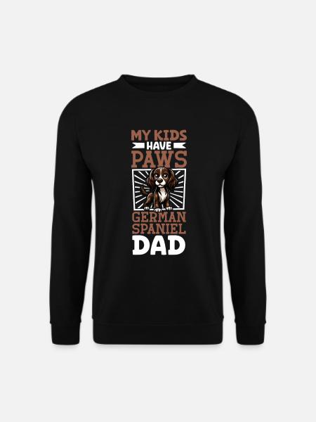 German Quail Dog Dad - Unisex Sweatshirt - black