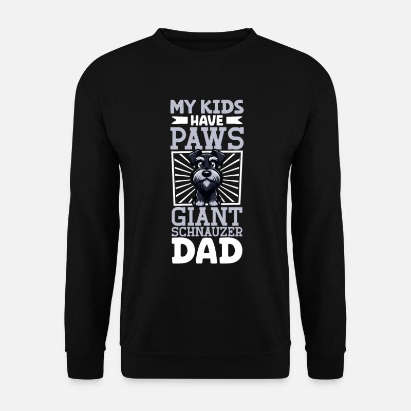 Papa Schnauzer géant - Sweat-shirt Unisexe - noir