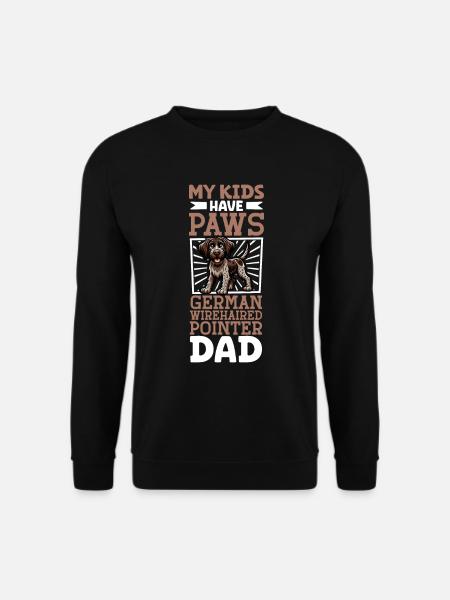 German Wirehaired Dad - Unisex Sweatshirt - black