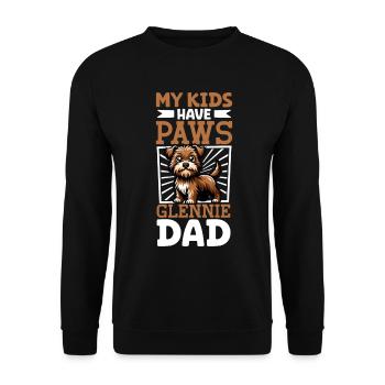Glen irlandais de papa terrier Imaal - Sweat-shirt Unisexe - noir - Devant - Alina (178cm) & Michal (187cm)