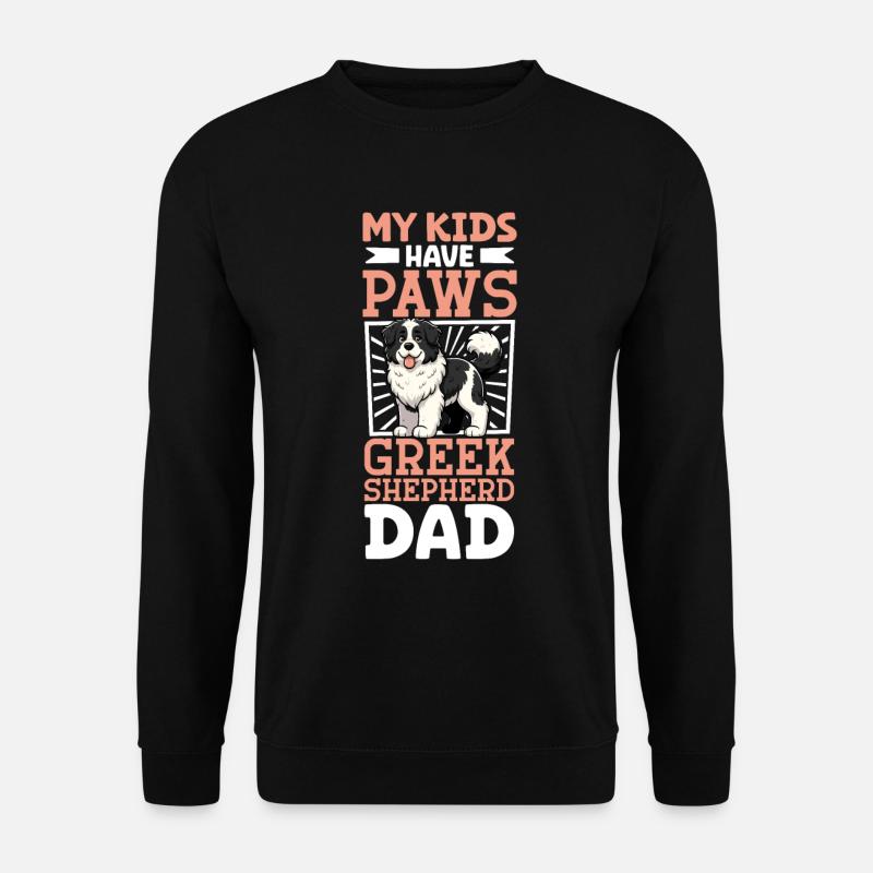 Greek Shepherd Dad - Unisex Sweatshirt - black