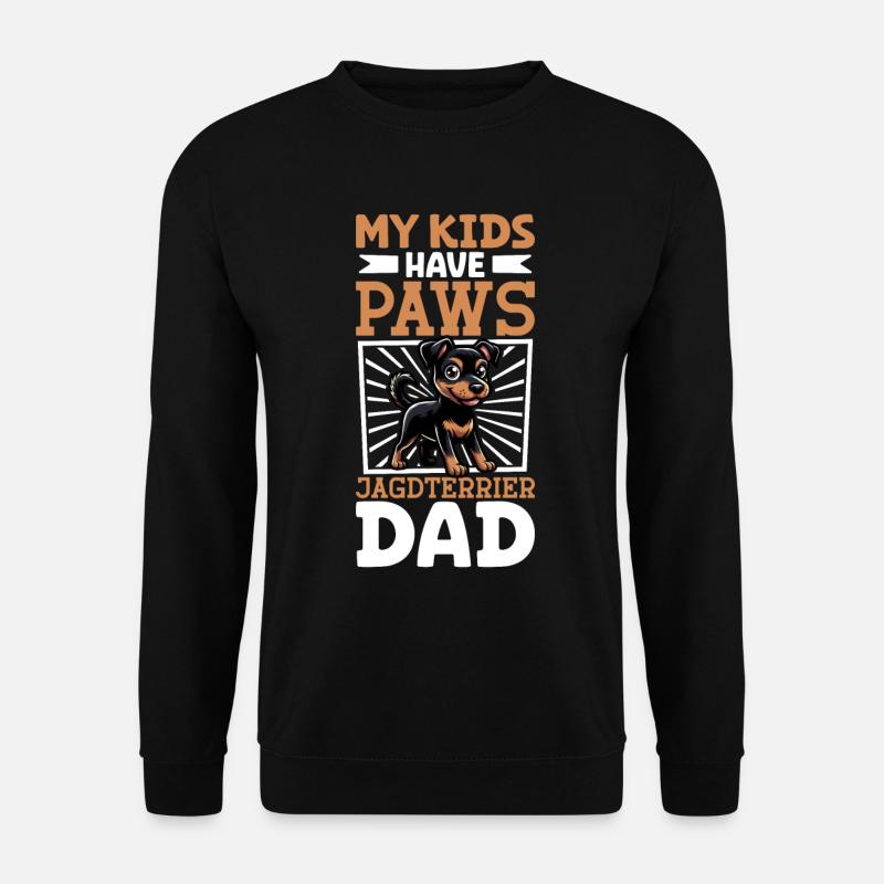 Deutscher Jagdterrier Papa - Unisex Pullover - Schwarz