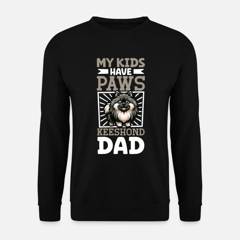 Wolfspitz Papa - Unisex Sweatshirt - black
