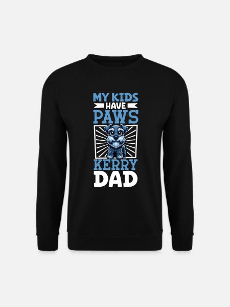 Kerry Blue Terrier Dad - Unisex Sweatshirt - black
