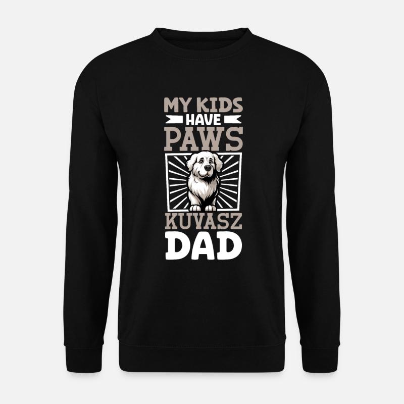 Kuvasz Papa - Unisex Sweatshirt - black