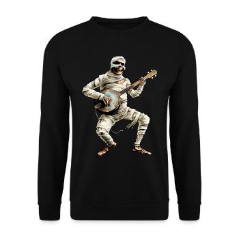 Mummy Halloween Bluegrass Banjo Player - Sweat-shirt Unisexe - noir - Devant - Alina (178cm) & Michal (187cm)