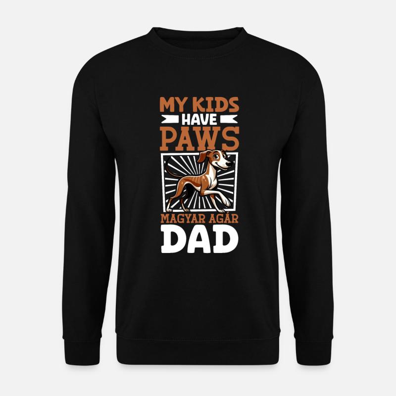 Magyar Agár Papa - Unisex Sweatshirt - black