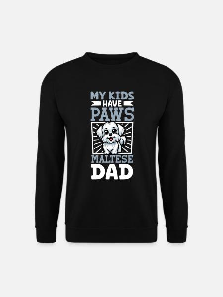Maltese Dad - Unisex Sweatshirt - black
