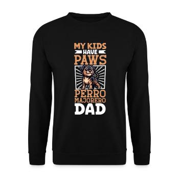Majorero Canario Papa - Sweat-shirt Unisexe - noir - Devant - Alina (178cm) & Michal (187cm)