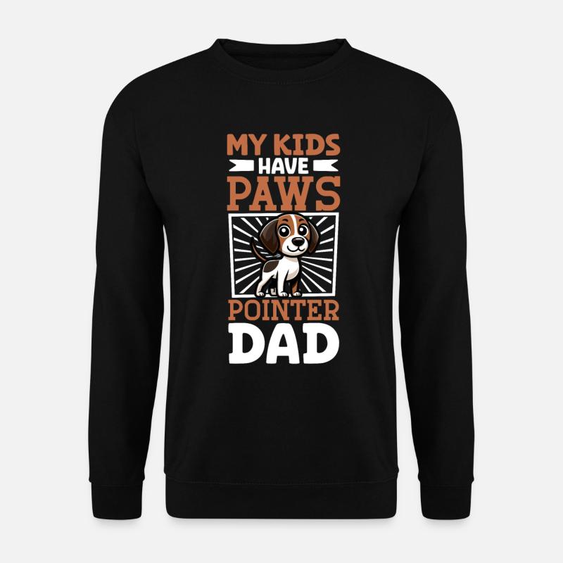 English Pointer Papa - Unisex Sweatshirt - black