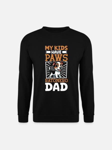 Ratonero Bodeguero Andaluz Papa - Unisex Pullover - Schwarz