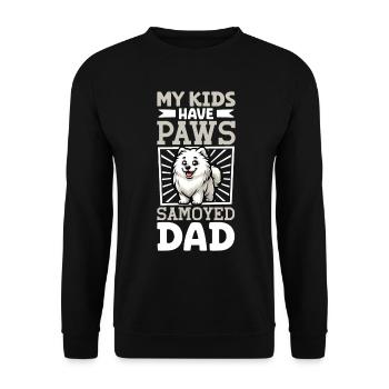 Papa Samoyède - Sweat-shirt Unisexe - noir - Devant - Alina (178cm) & Michal (187cm)