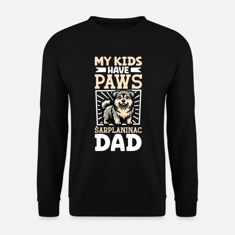 Šarplaninac Papa - Unisex Sweatshirt - black