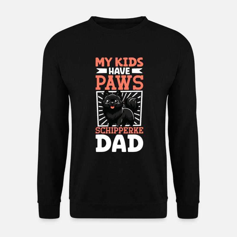 Schipperke Papa - Unisex Sweatshirt - black