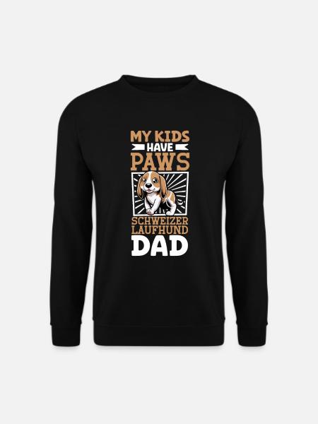 Papa Swiss Hound - Sweat-shirt Unisexe - noir