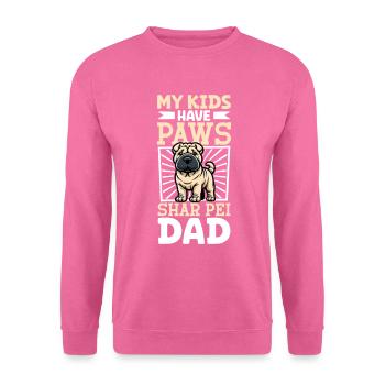 Shar-Pei Papa - Unisex Pullover - Pink - Vorne
