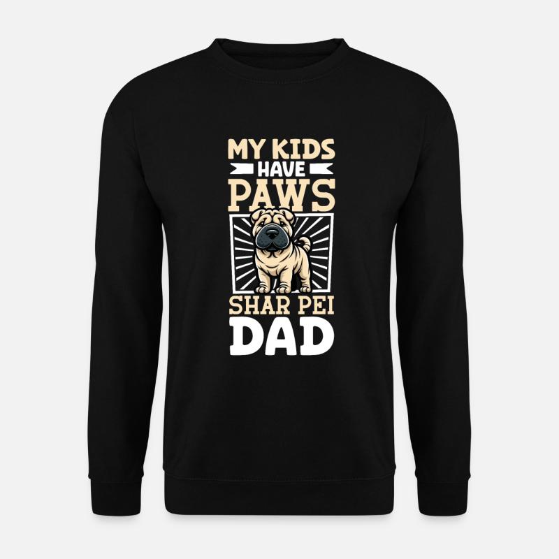 Shar-Pei Papa - Unisex Sweatshirt - black