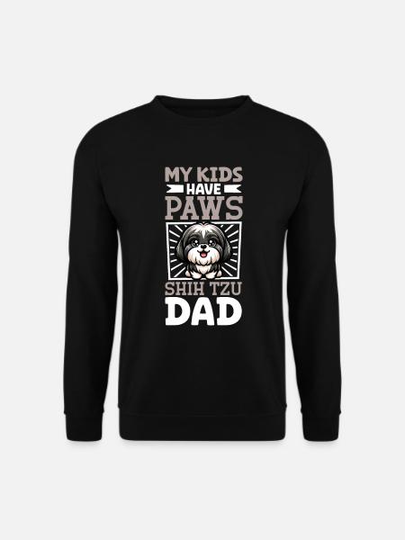 Shih Tzu Papa - Unisex Sweatshirt - black
