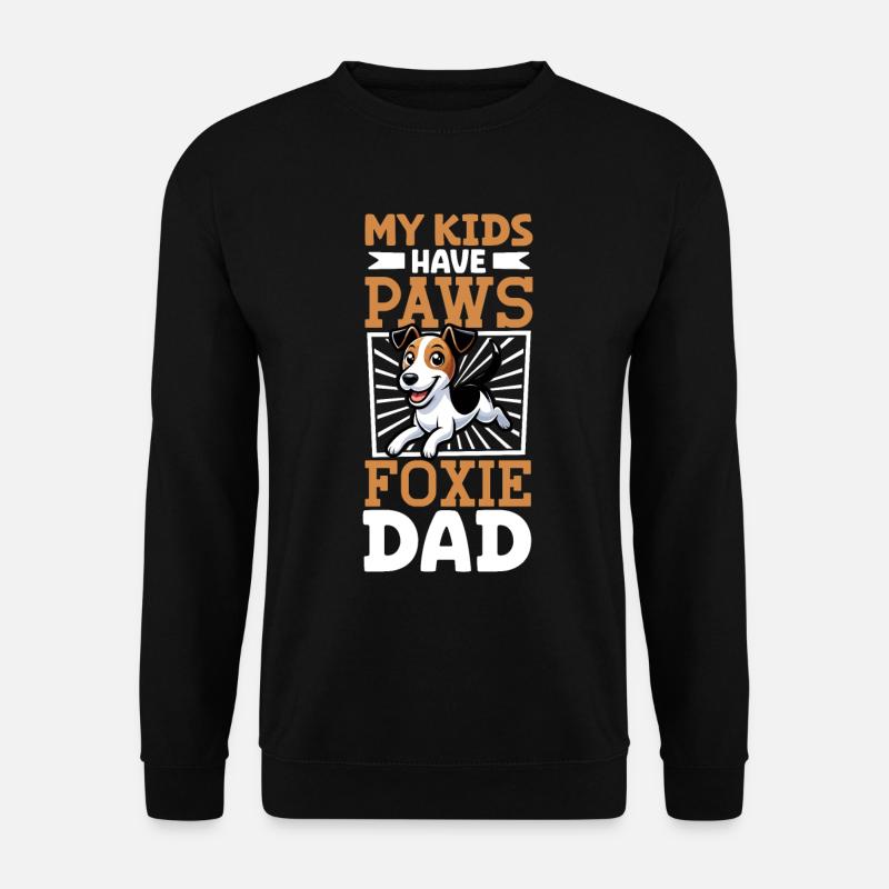 Smooth-haired Fox Terrier Dad - Unisex Sweatshirt - black